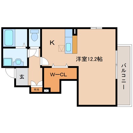 静岡駅 バス11分  西中原下車：停歩3分 1階の物件間取画像